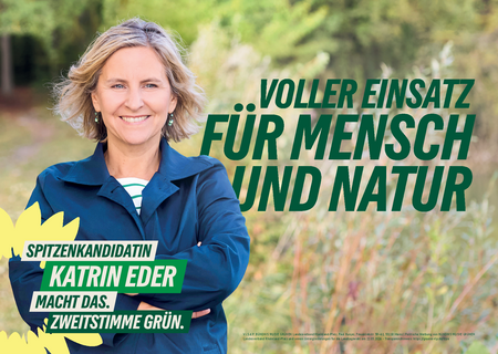 Spitzenkandidatin zur Landtagswahl Katrin Eder